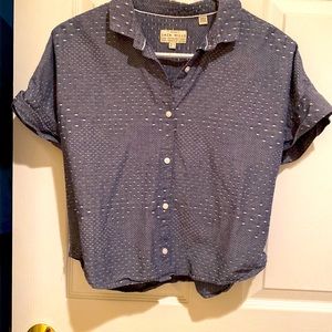 COPY - Jack Wills Short Sleeve Crop Button down